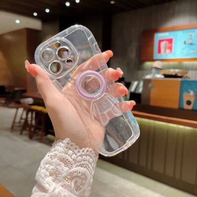 Forward Astronaut 14/12 Pro Mobile Phone Case for i Phone 13 Max With Stand XS/X Silicone 11 All Inclusive Transparent photo-4