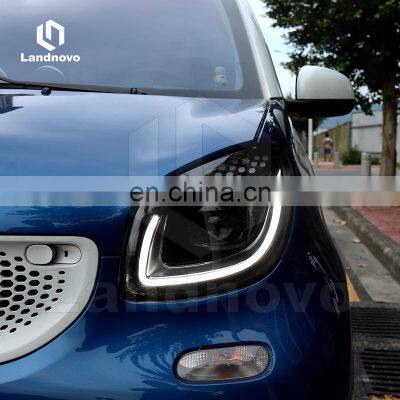 Landnovo New Arrive Led Headlight for 2010-2016 Mercedes Smart LED Head Light Upgrade Headlight Assembly