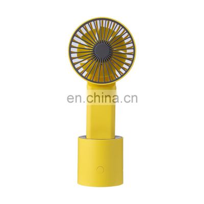 OEM GXZ-F826 Rotate Handheld Mini Fan 5 speed with 4000mah Rechargeable Inner Battery 270 degree adjustment air cooler