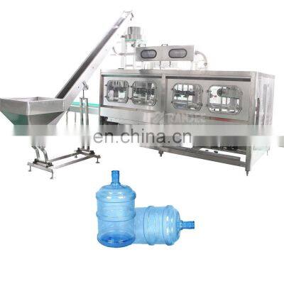 Automatic 5 gallon pc pet barreled water bottling filling machinery line