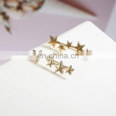Moon Star Ear Climber Tiny Star Ear Studs Earrings For Women Mothers Day Celestial Birthday Gift Jewelry Earring photo-5