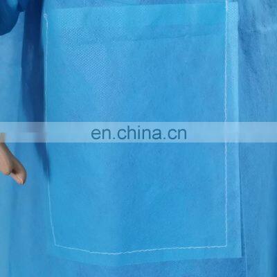 Disposable Nonwoven PP Lab Coat With Pockets and Buttons photo-5