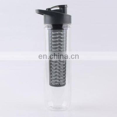 Hot Product Logo Customized Tritan Plastic Fruit Juice Infuser Water Bottle