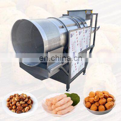 Bursting Boba Flavoured Popcorn Rotary Mix Nut Peanut Star Anise Machine Double Drum Mixer Tumbler For Flavor Seasoning photo-2