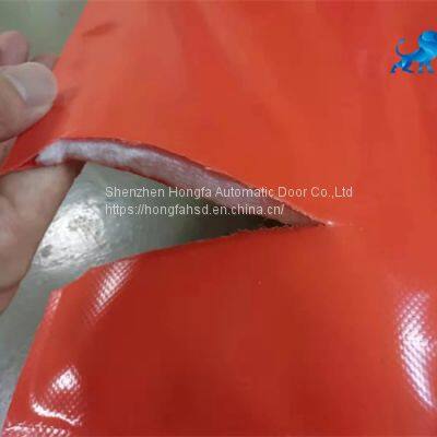 Zipper Door Custom High Speed Cold Room Freezer Front Insulated PVC Rolling Door photo-5