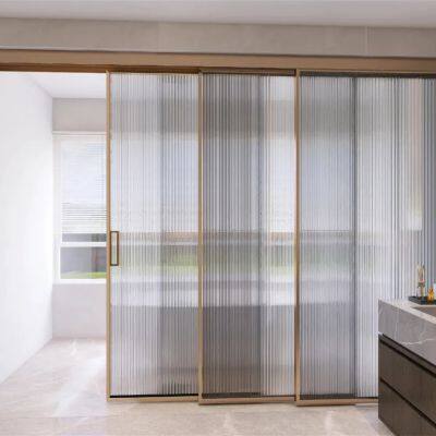 Stainless Steel L-Shaped Shower Room Home Decoration Hotel Bathroom Flat Door Shower Room Glass Partition