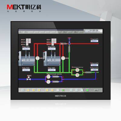 Wide Voltage 12V-36V 19/17/15 Inch Capacitive Resistive Touch Screen LED HD Industrial Monitor for PC Front Panel Waterproof HDMI photo-2