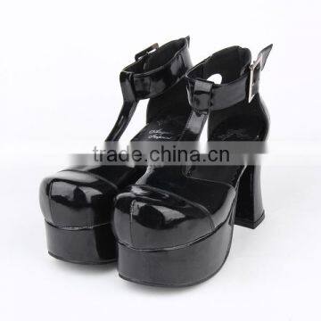 Most Popular pu black lolita casual shoes for women                        
                                                Quality Choice