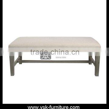 OT-030 Euro Style Bedroom Furniture Dresser Bench Stool