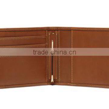 Promotion leather money wallet with clip inside card holder wallet leather money clip                        
                                                Quality Choice