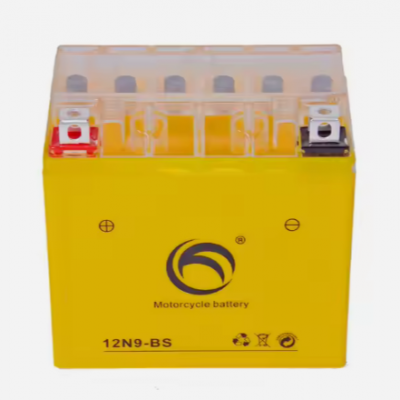 Motorcycle battery 12N9-BS  12V9AH Maintenance-free Battery
