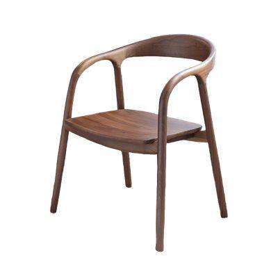 Solid wood chair Table and chair combination