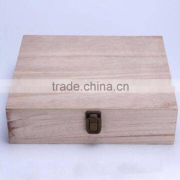 Factory Price Packing Custom Wooden Tea Box, Natural Wooden Box