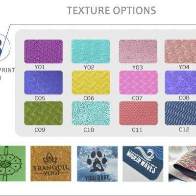 Factory Wholesale Custom Print Double Layer Pilates Workout TPE Non Slip Yoga Mat