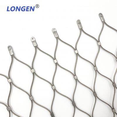 Wholesale 316 Stainless Steel Rope Mesh Aviary Netting Factory for Bird Enclosure