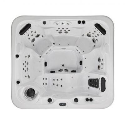 Albania Whirlpool Bathtub с светодиодной подсветкой. Тихая работа обеспечивает спокойный опыт без нарушения тишины окружающим.