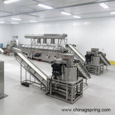 Полностью автоматическая линия обработки крошек для хлеба. Машина для изготовления японских крошек для хлеба (панко). Линия производства крошек для хлеба для пищевой промышленности.