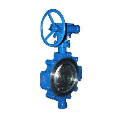 High Quality Turbine Driven Lug butterfly Valve, Hard sealed butterfly Valve