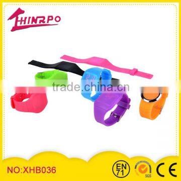 Hot sale silicone watch cheap silicone led touch screen watches for promotion