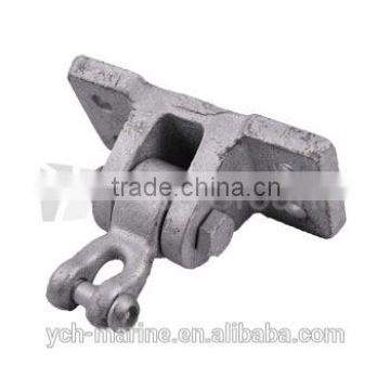 HW8667-4BRHDG Hot Dipped Galvanized Wood Beam 4 Holes Swing Hanger