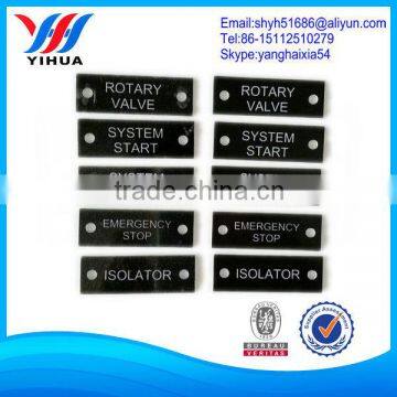 PVC stop/start sign nameplate manufacturer in China