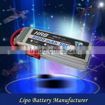 HRB 50C Lipo Battery 4S 6000mah 14.8V pack for RC Models Quadcopters