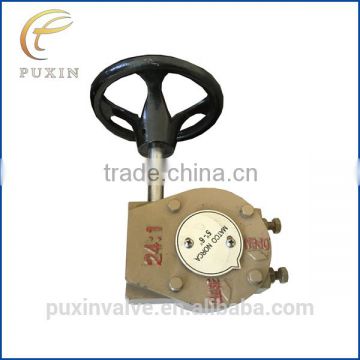 small transmission steel worm gear box