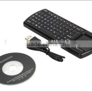 Palm-sized Mini Bluetooth Keyboard With Touchpad/flashlight/Backlit Keys for Ipad/iphone/laptop photo-5