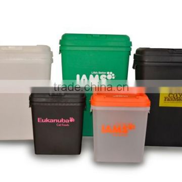 CCHJ-012 Hot popular plastic dogs food container of capacity 15kgs