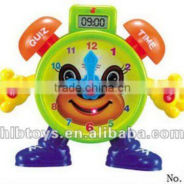 educational toy , Musical clock with lights