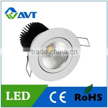 2 years warranty CE RoHS Cob adjustable angle Led Downlight 5w 7w 10w