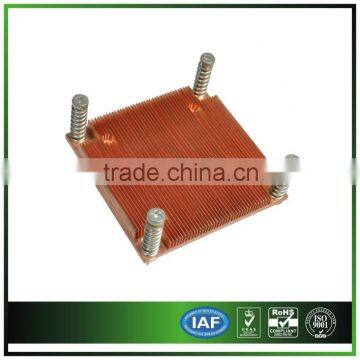 Copper pin fin heat sink for Server Equipment