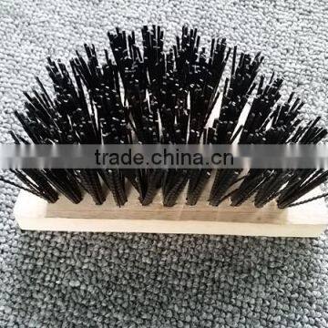 Semicircle Wooden Base Boot Cleaning Brush