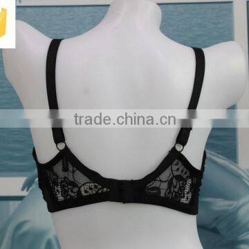 Sexy Thin Bra Nighty Wear,Black Sexy Lace Women Bra photo-4