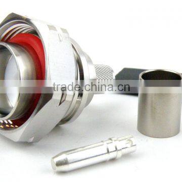 7/16 DIN Male Connector Crimp/Solder Attachment For RG8 Cable