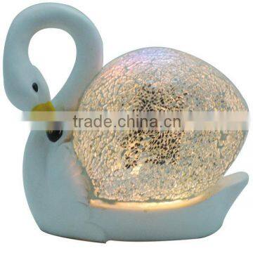 Christmas gift led swan light indoor decoration