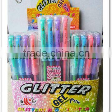 2014 new production chinese supplier 12 colors pastel gel pen