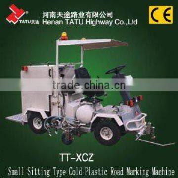 Small Sitting Type Cold Plastic Road Line Marking Paint Machine