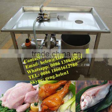 Manual saline injector machine, meat saline injection machine, meat or chicken injector