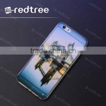 3D acrylic stylish tpu soft cell phone cover case