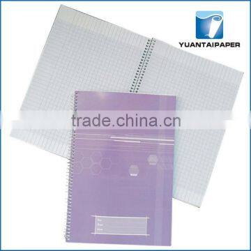 French ruled spiral notebook with customized designs