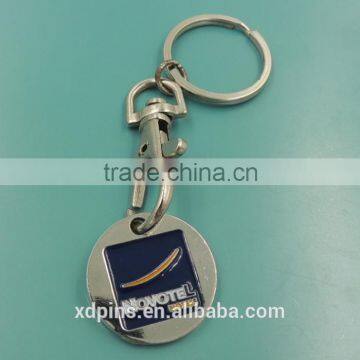 custom charity shopping trolley coins china