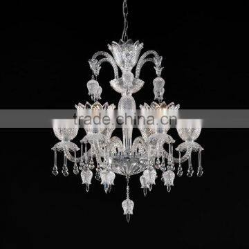 2015 fabulous design blooming flowers crystal chandelier pendant light for luxury hotel