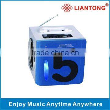 Mini Speaker RX-I5 for iphoe, ipod,PSP,MP3,MP4 player, PC,laptop, with USB/FM/SD