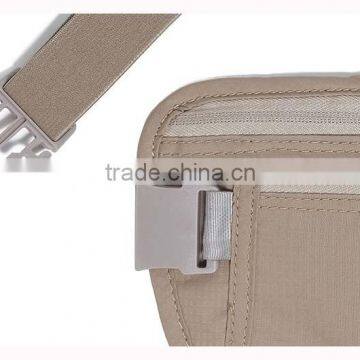 Travel Rfid Blocking Waist Money Belt With Zipper Pocket photo-6