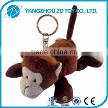 new style lovely fashionable soft plush monkey keyring