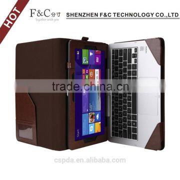 Factory Price 11.6 Inch Removable Leather Tablet Keyboard Cover Case for Asus Transformer Book T200 photo-4