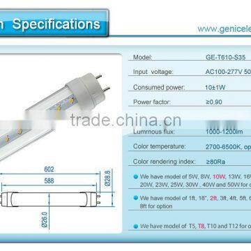 G13/R17D Base T8 Tube Lights 10w 0.6m 2ft From China Manufacturer photo-2