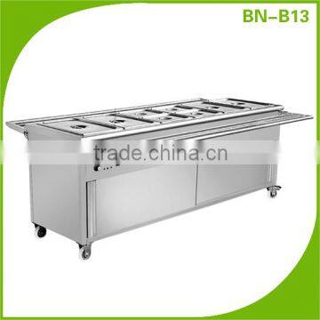 Restaurant Equipment Stainless Steel Food Warmer With Casters BN-B13