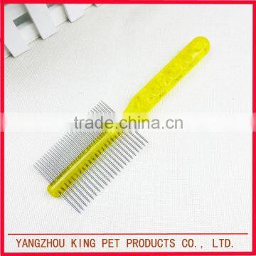 China Wholesale Custom Printed Plastic New Dog Grooming Comb